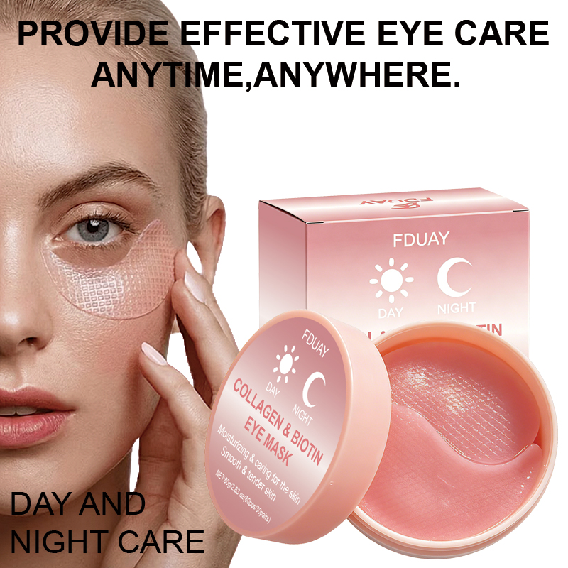 Collagen Under Eye Patches - FDUAY Biotin Collagen Dual-Effect Eye Patches
