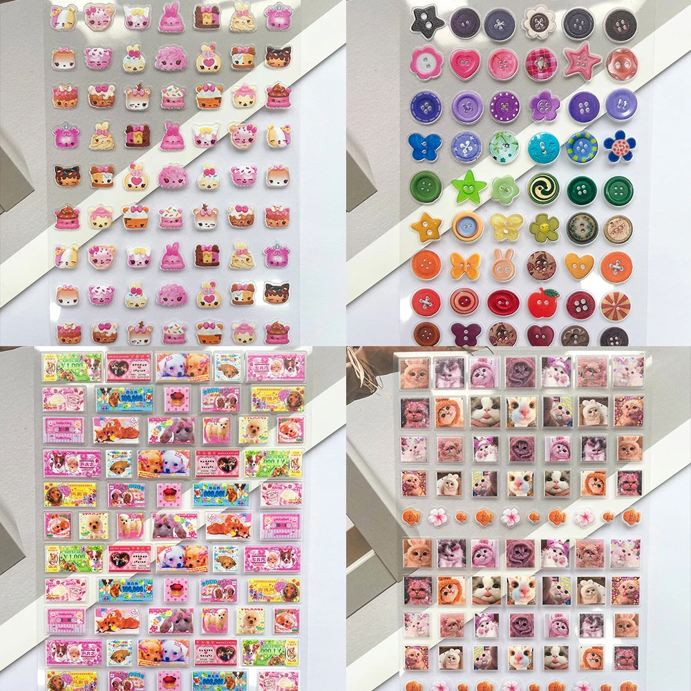 Nail Art - Mini Pvc Funny Cat Poster Goods