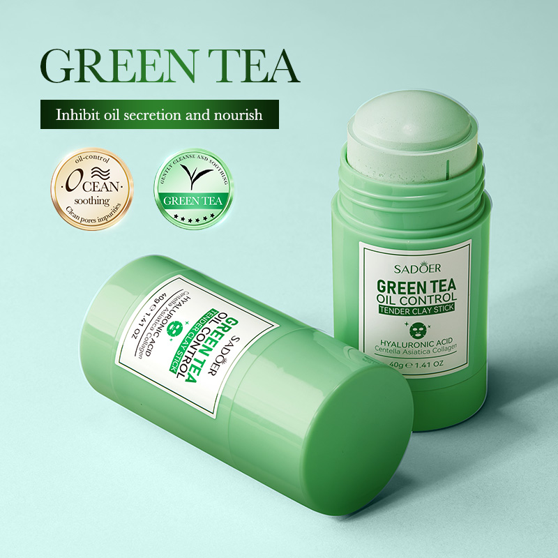 SADOER Green Tea & Rose Clay M - Green Tea Cleansing Clay Mask recension och pris