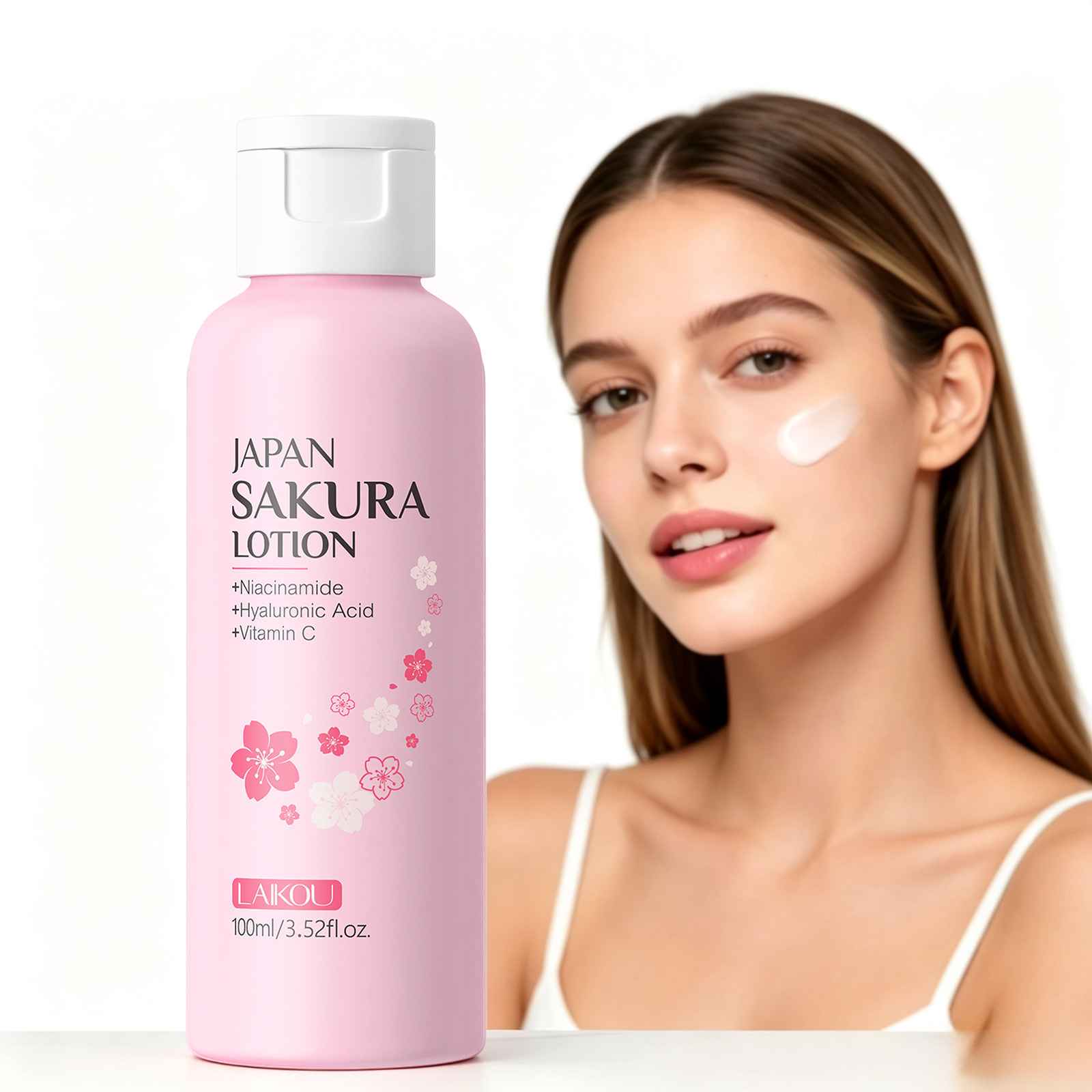 LAIKOU Sakura Lotion 100ml Nia - Niacinamide Pore Shrinking Essence recension och pris