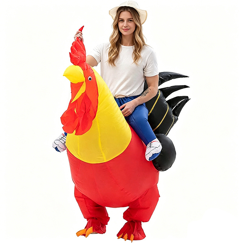 Halloween Funny Rooster Inflat - Makeup recension och pris
