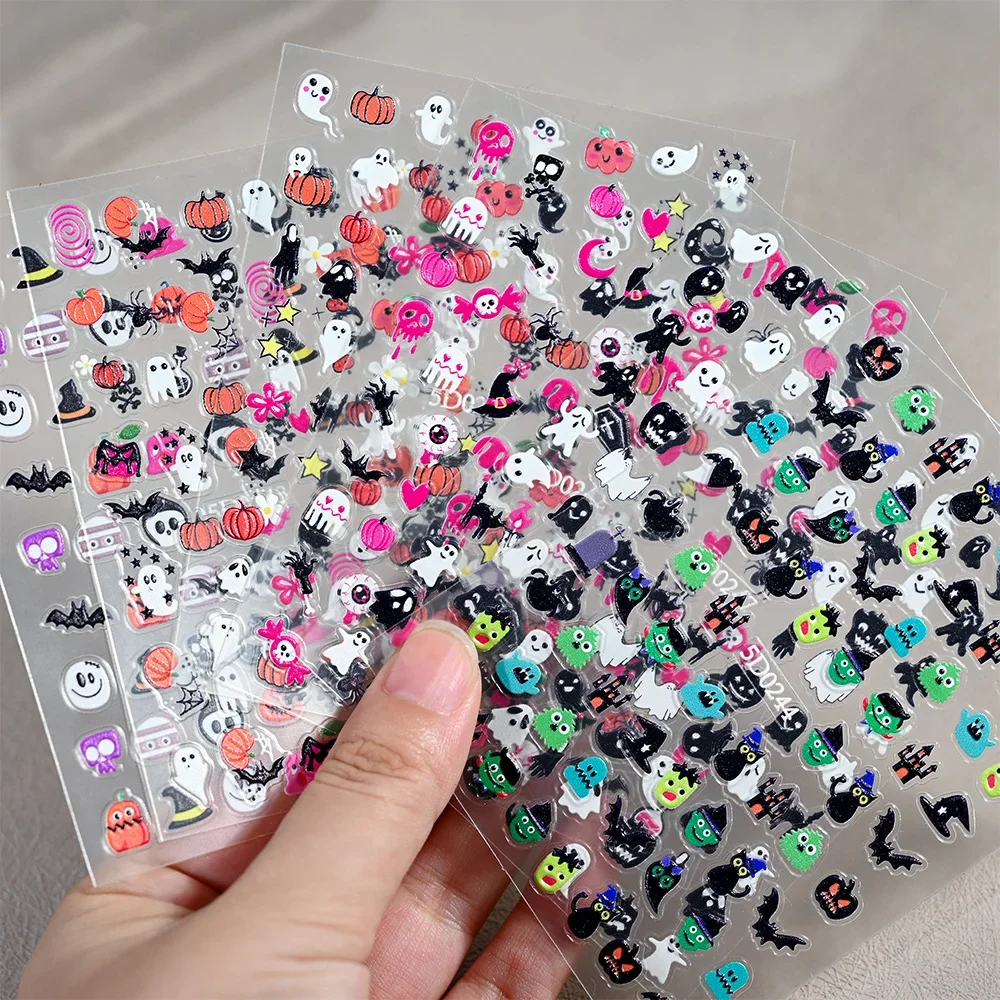 1sheet 5D Halloween Nail Stick - Nail Art recension och pris