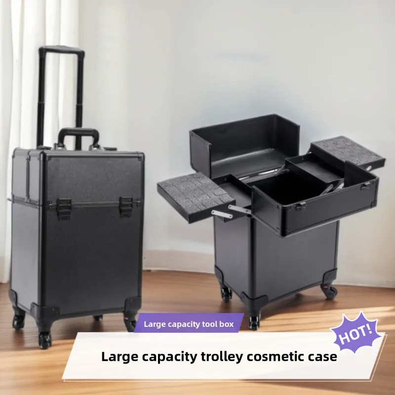 Rolling Cosmetic Luggage Organ - Makeup recension och pris