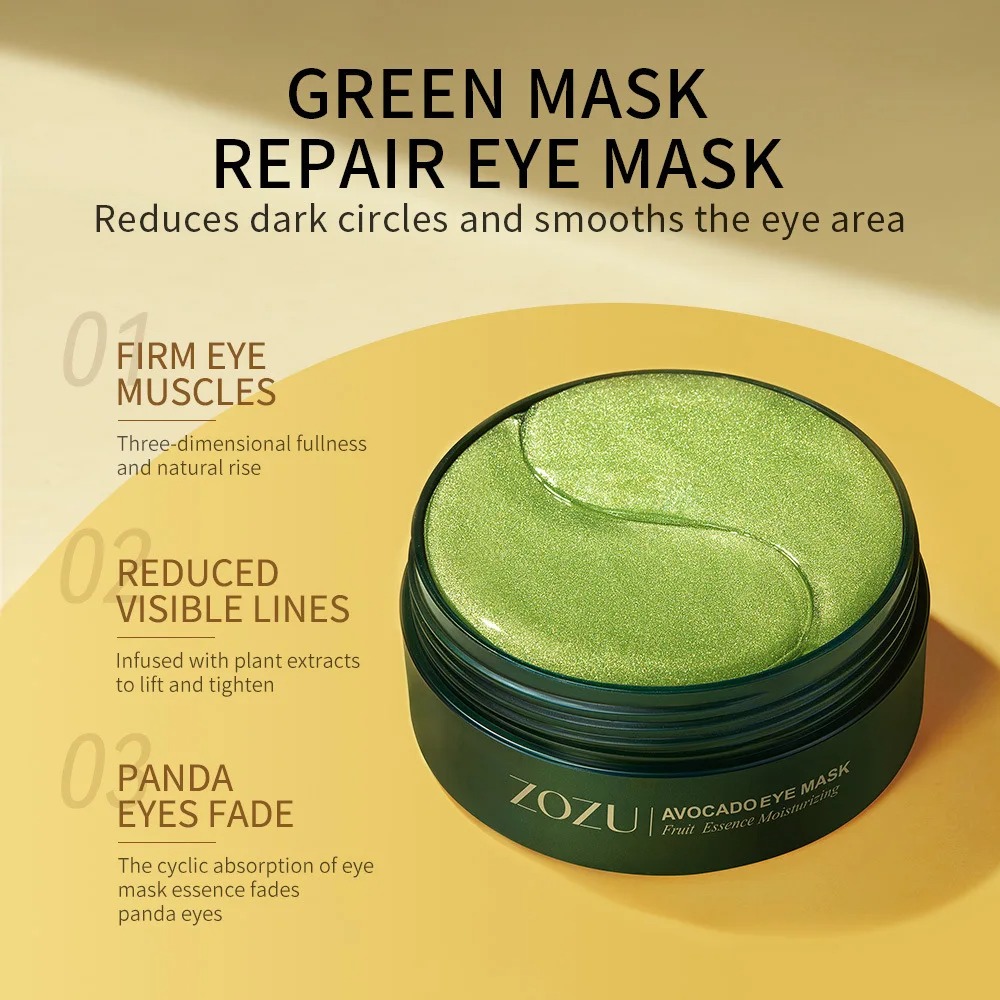 120pcs Avocado Golden Collagen - Collagen Under Eye Patches recension och pris