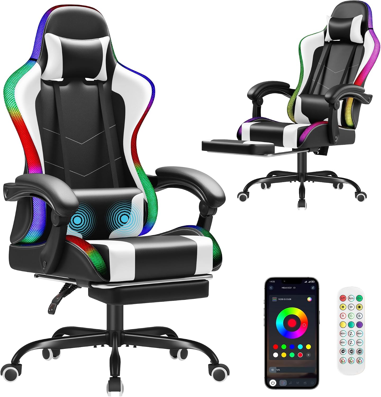 Homall Gaming Chair, Ergonomic - Massage recension och pris