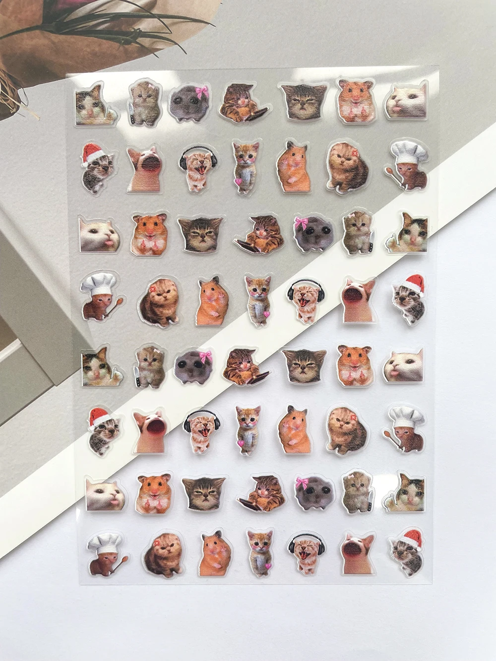 Mini Pvc Funny Cat Poster Good - Nail Art recension och pris